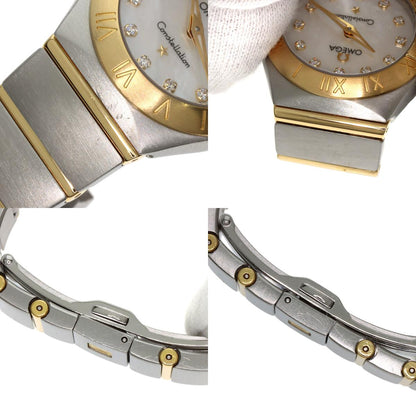 OMEGA オメガ 123.20.24.60.55.002 コンステレーション 12P ダイヤモンド 腕時計 SS レディース 中古