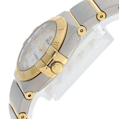 OMEGA オメガ 123.20.24.60.55.002 コンステレーション 12P ダイヤモンド 腕時計 SS レディース 中古