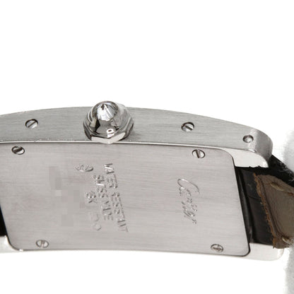 CARTIER カルティエ WB705131 タンクアメリカン SM ベゼルダイヤモンド 腕時計 K18WG レディース 中古