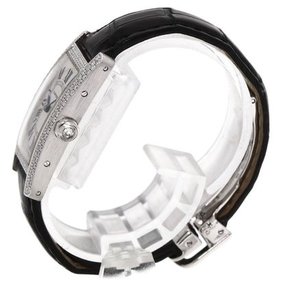 CARTIER カルティエ WB705131 タンクアメリカン SM ベゼルダイヤモンド 腕時計 K18WG レディース 中古