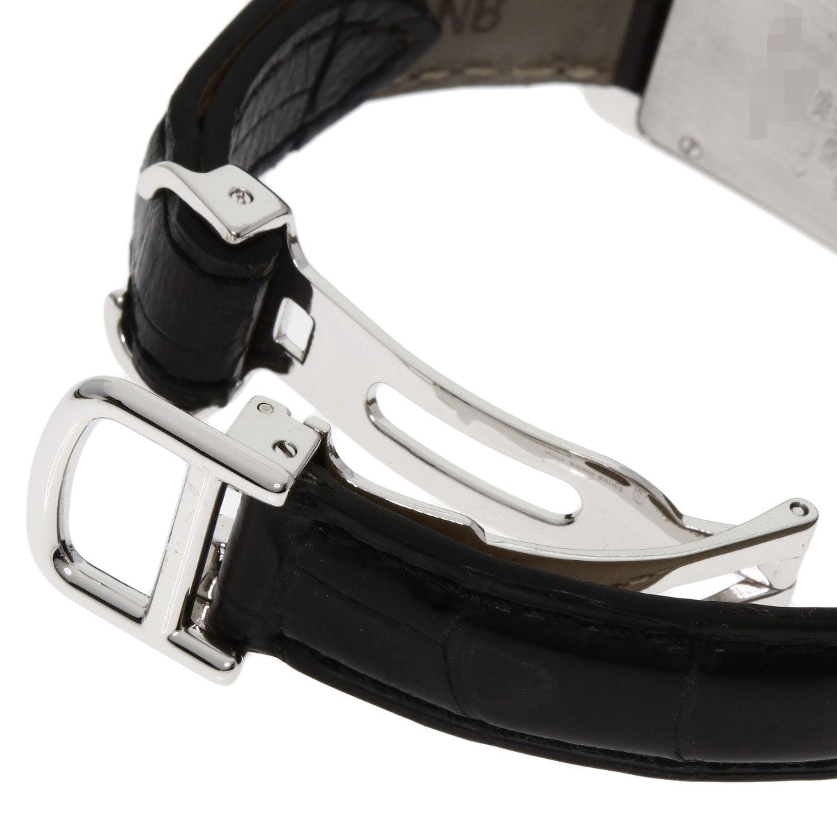 CARTIER カルティエ WB705131 タンクアメリカン SM ベゼルダイヤモンド 腕時計 K18WG レディース 中古