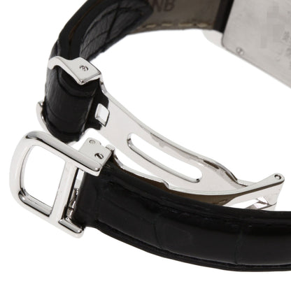 CARTIER カルティエ WB705131 タンクアメリカン SM ベゼルダイヤモンド 腕時計 K18WG レディース 中古