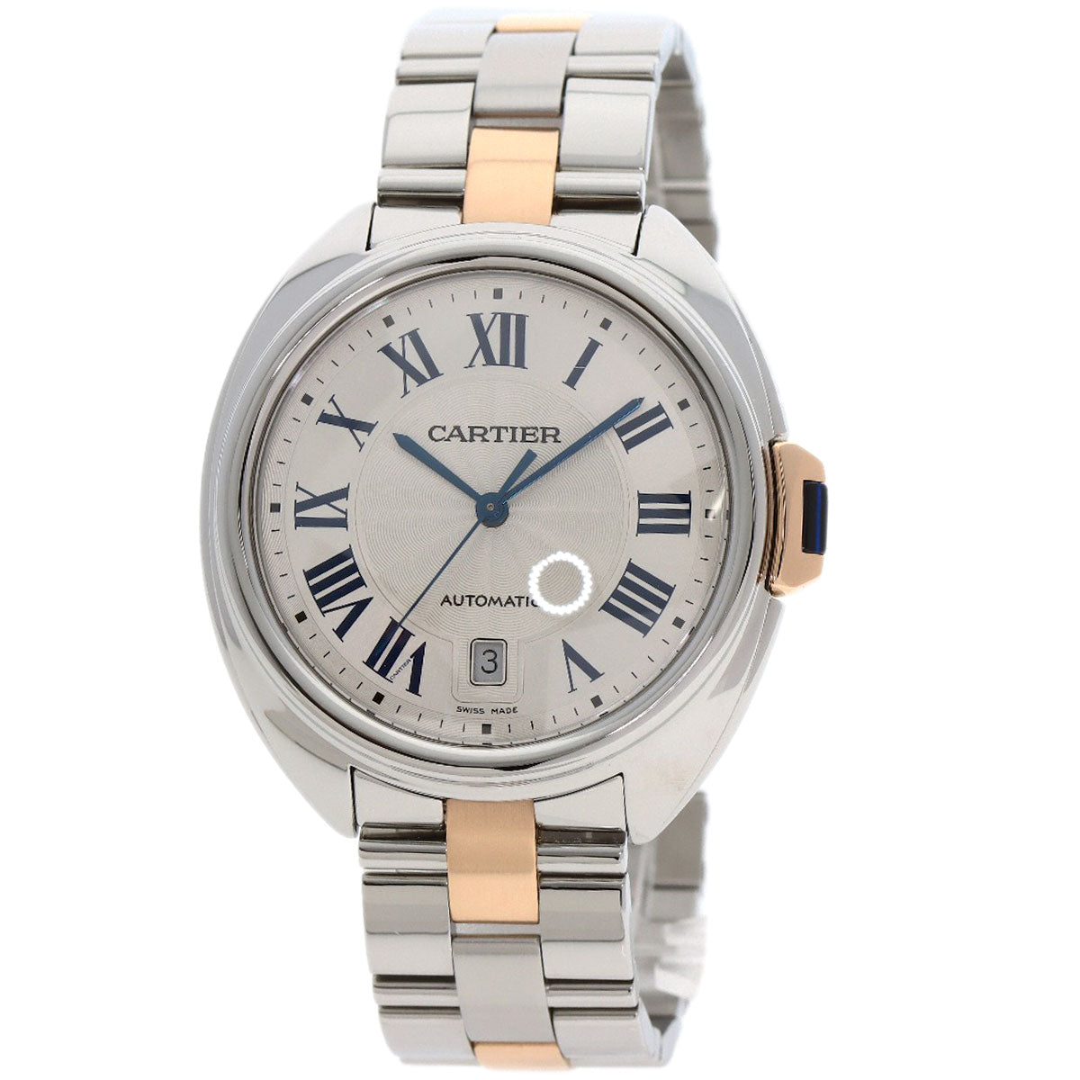 CARTIER カルティエ W2CL0002 クレ ドゥ カルティエ 40mm 腕時計 SS メンズ 中古