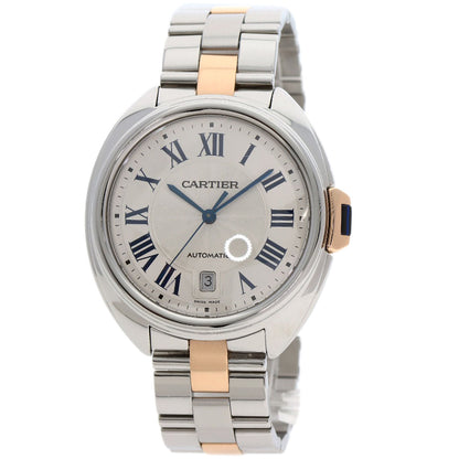CARTIER カルティエ W2CL0002 クレ ドゥ カルティエ 40mm 腕時計 SS メンズ 中古
