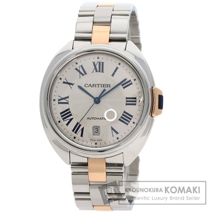 CARTIER カルティエ W2CL0002 クレ ドゥ カルティエ 40mm 腕時計 SS メンズ 中古
