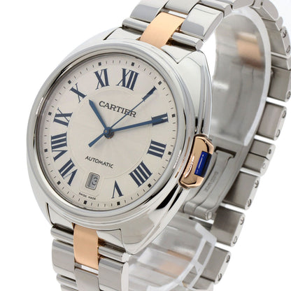 CARTIER カルティエ W2CL0002 クレ ドゥ カルティエ 40mm 腕時計 SS メンズ 中古