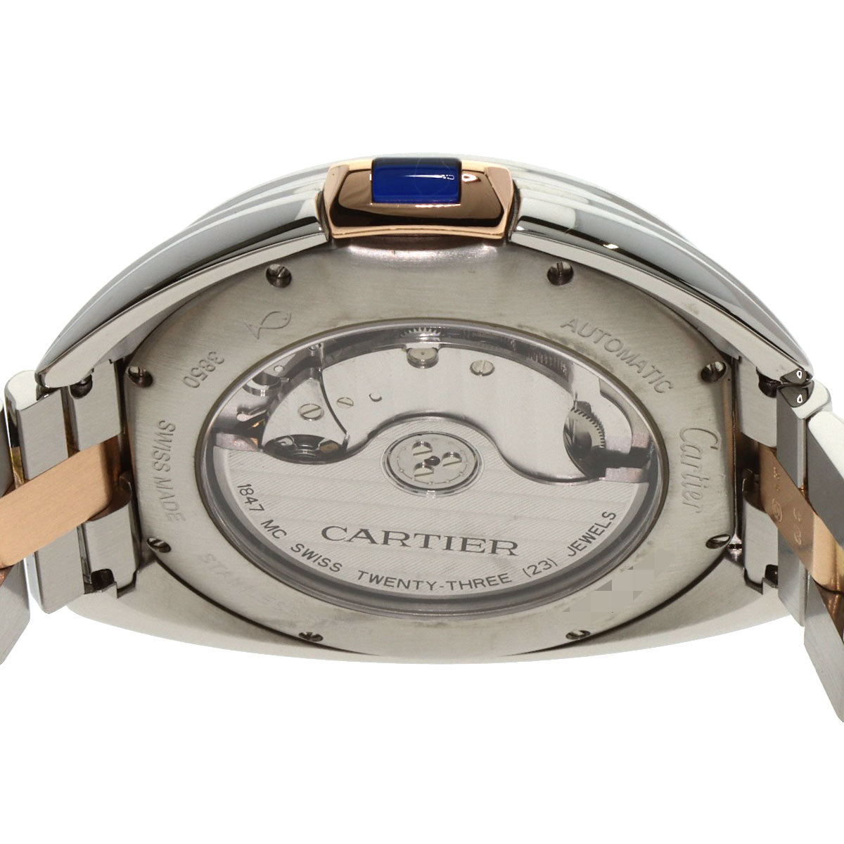CARTIER カルティエ W2CL0002 クレ ドゥ カルティエ 40mm 腕時計 SS メンズ 中古