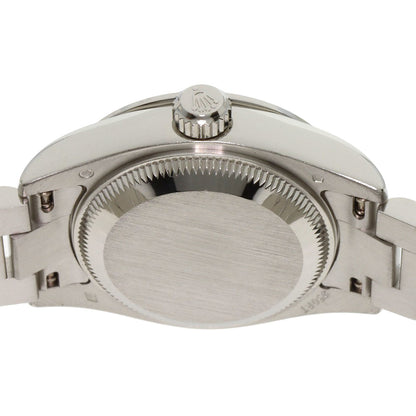 ROLEX ロレックス 179136G デイトジャスト 10P ベゼル ダイヤモンド 腕時計 PT レディース 中古