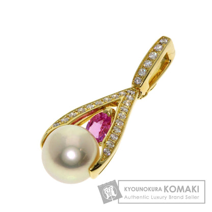 ジュネ パール 真珠 サファイア ダイヤモンド ペンダントトップ 中古 商品画像1