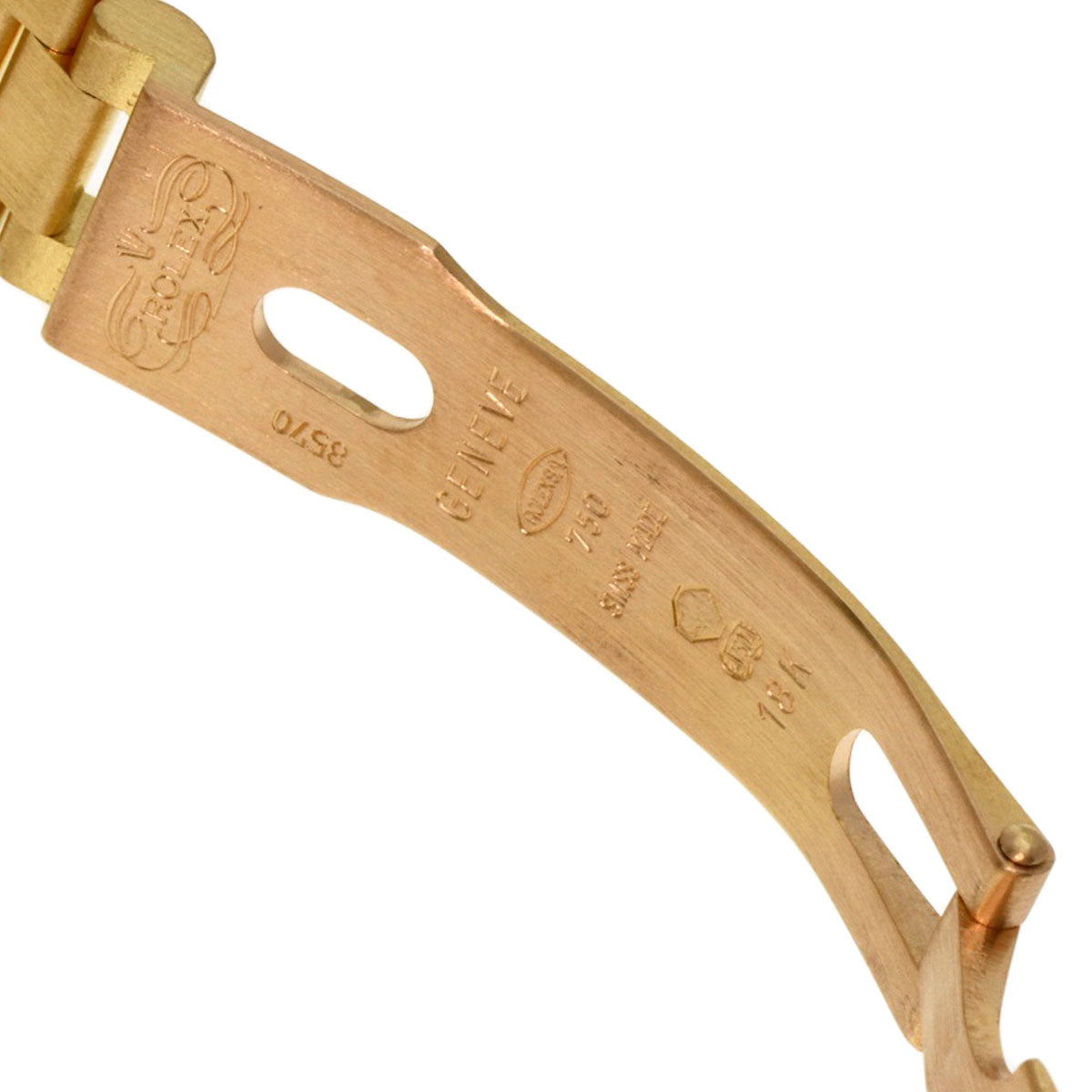 ROLEX ロレックス 69258G デイトジャスト ベゼル 10P ダイヤモンド 腕時計 K18YG レディース 中古
