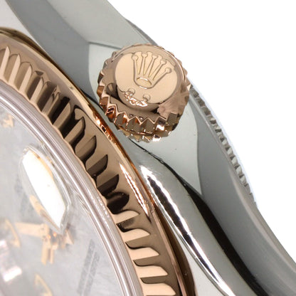 ROLEX ロレックス 179171G デイトジャスト 10P ダイヤモンド 腕時計 SS レディース 中古