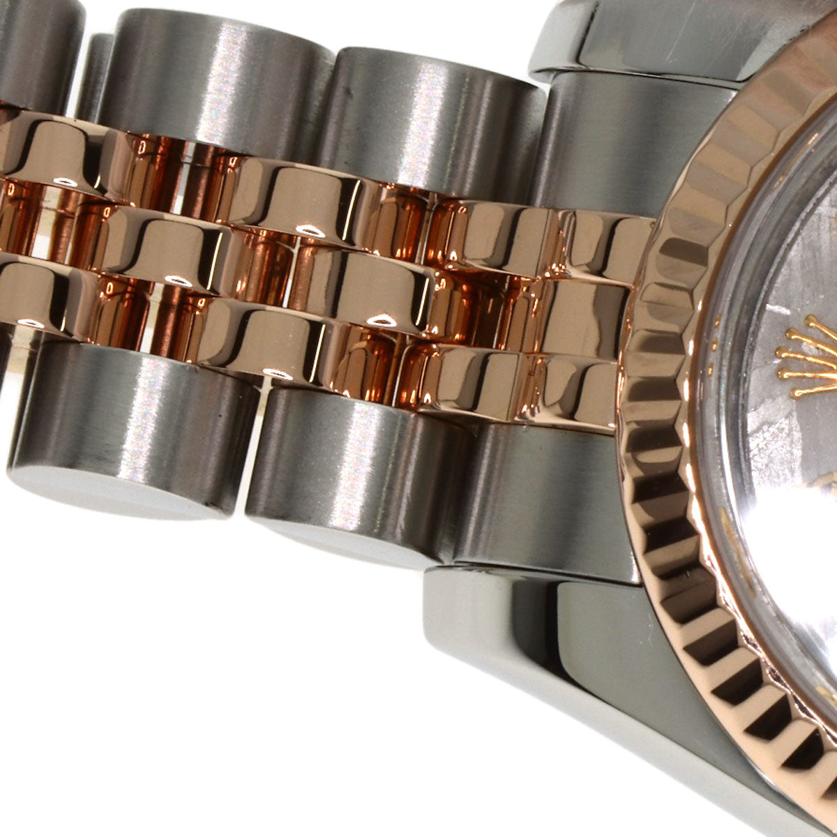 ROLEX ロレックス 179171G デイトジャスト 10P ダイヤモンド 腕時計 SS レディース 中古