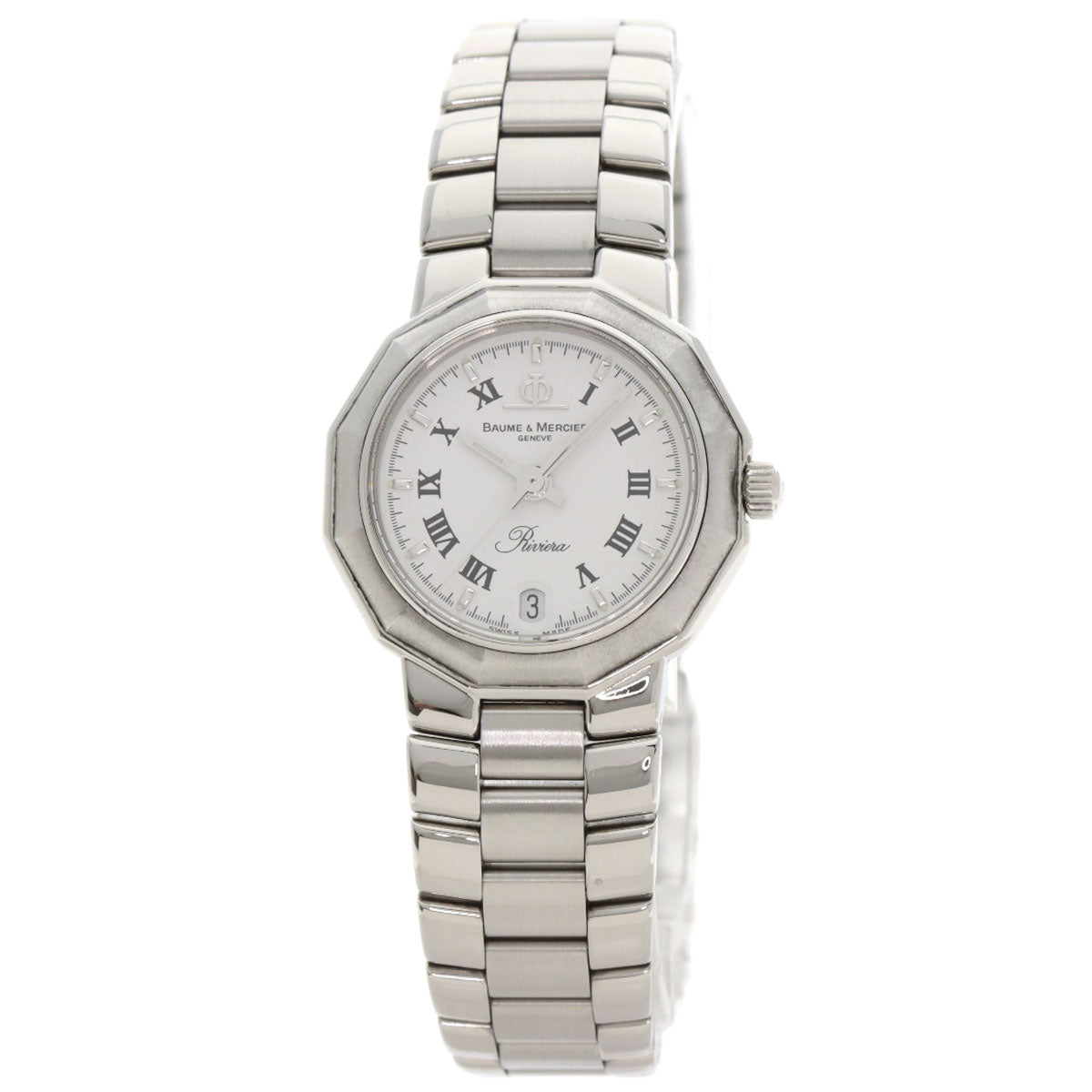 Baume & Mercier ボーム＆メルシェ MV040078 リビエラ 腕時計 SS レディース 中古
