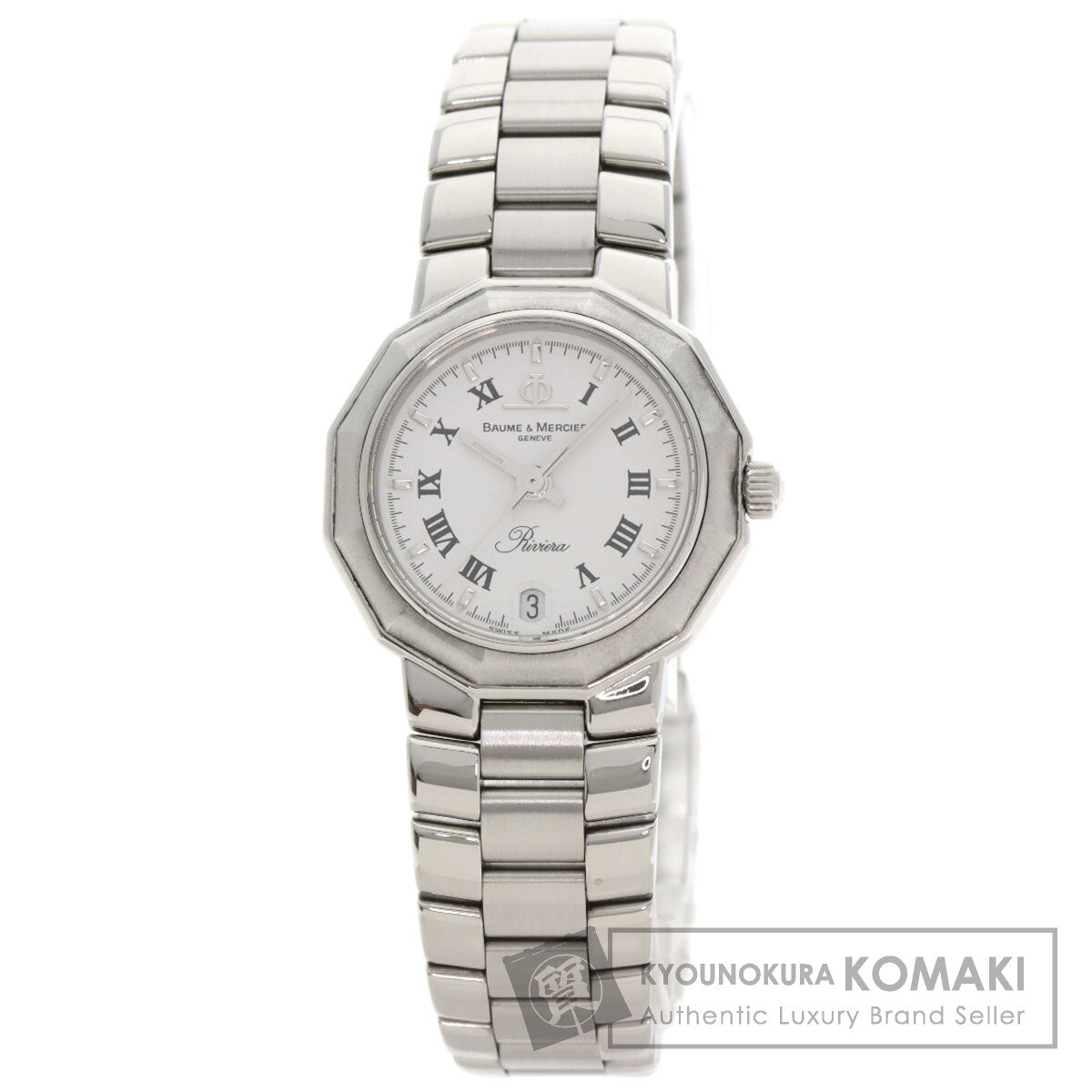 Baume & Mercier ボーム＆メルシェ MV040078 リビエラ 腕時計 SS レディース 中古