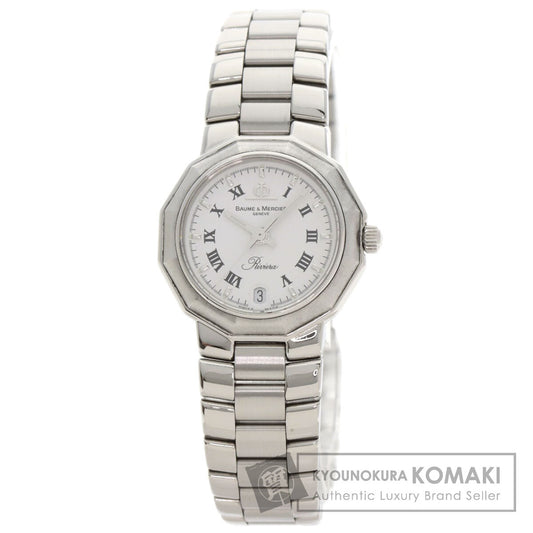 Baume & Mercier ボーム＆メルシェ MV040078 リビエラ 腕時計 SS レディース 中古