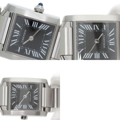 CARTIER カルティエ W51026Q3 タンクフランセーズ SM アジア限定 腕時計 SS レディース 中古