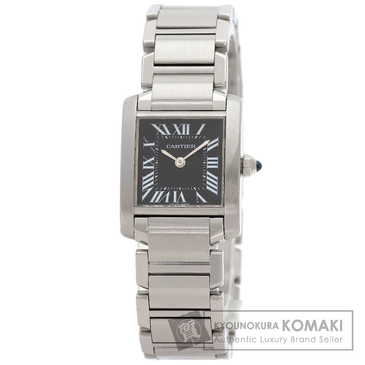 CARTIER カルティエ W51026Q3 タンクフランセーズ SM アジア限定 腕時計 SS レディース 中古