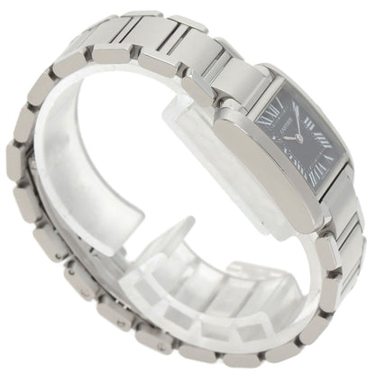 CARTIER カルティエ W51026Q3 タンクフランセーズ SM アジア限定 腕時計 SS レディース 中古