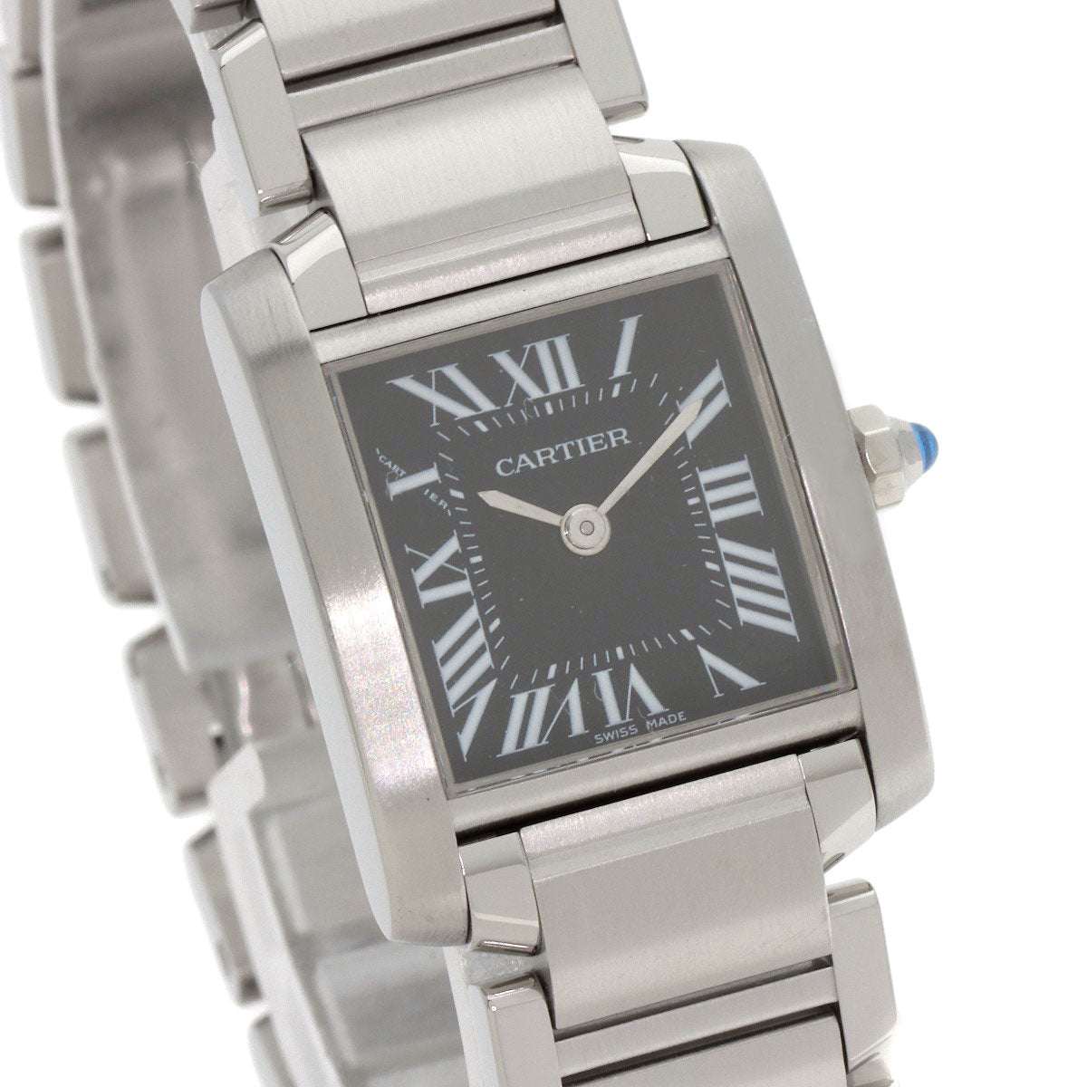 CARTIER カルティエ W51026Q3 タンクフランセーズ SM アジア限定 腕時計 SS レディース 中古