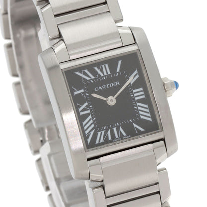 CARTIER カルティエ W51026Q3 タンクフランセーズ SM アジア限定 腕時計 SS レディース 中古