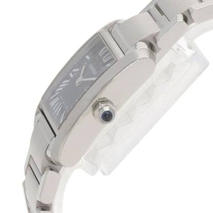 CARTIER カルティエ W51026Q3 タンクフランセーズ SM アジア限定 腕時計 SS レディース 中古