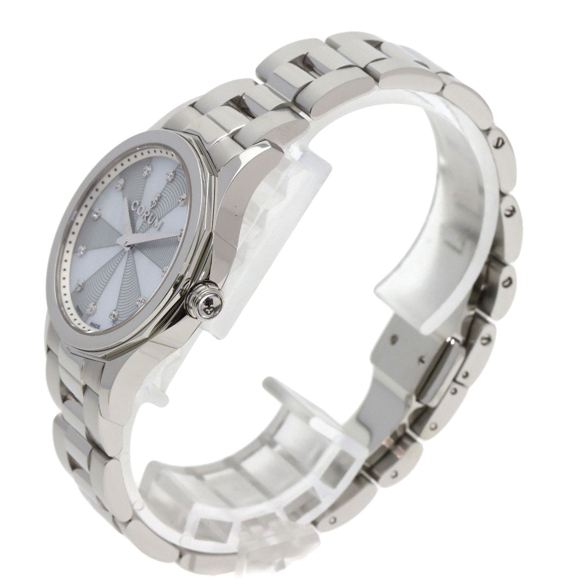 CORUM コルム 020.100.20/V200PN09 アドミラルズカップ レジェンド 腕時計 SS レディース 中古