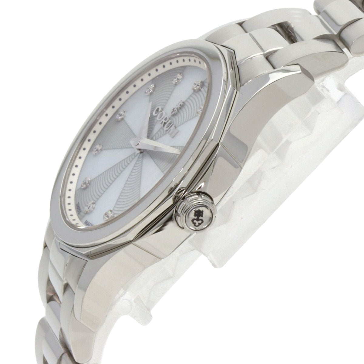 CORUM コルム 020.100.20/V200PN09 アドミラルズカップ レジェンド 腕時計 SS レディース 中古