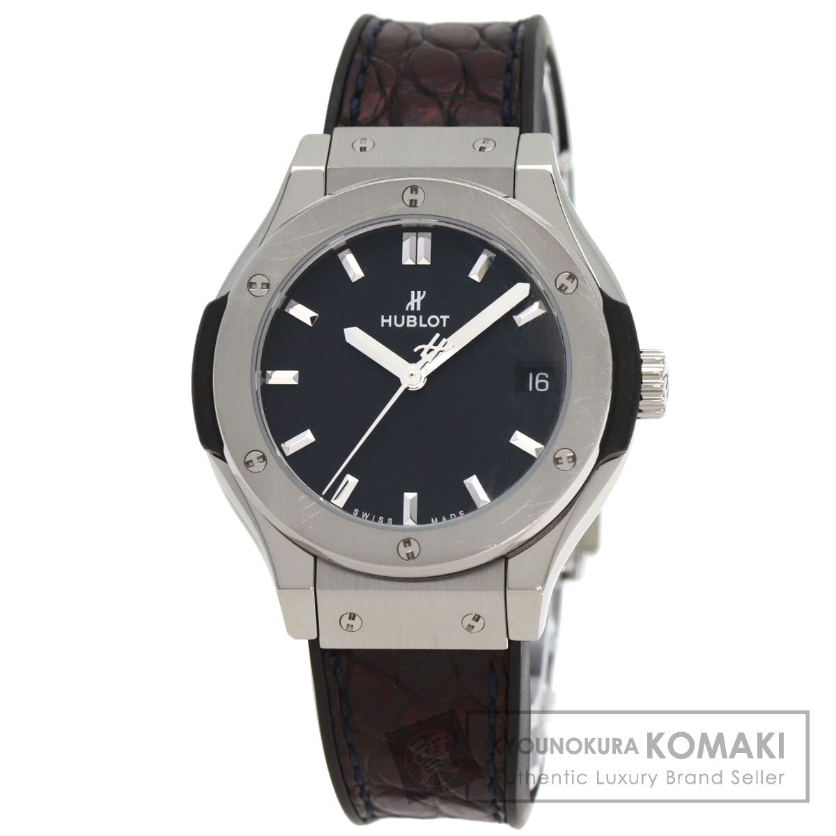 HUBLOT ウブロ 581.NX.1171.RX クラシックフュージョン チタニウム 腕時計 チタニウム レディース 中古