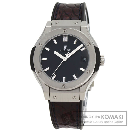 HUBLOT ウブロ 581.NX.1171.RX クラシックフュージョン チタニウム 腕時計 チタニウム レディース 中古