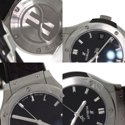 HUBLOT ウブロ 581.NX.1171.RX クラシックフュージョン チタニウム 腕時計 チタニウム レディース 中古