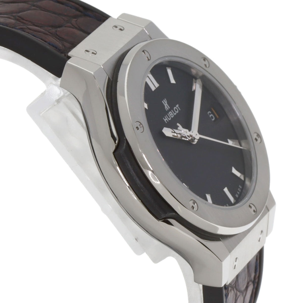 HUBLOT ウブロ 581.NX.1171.RX クラシックフュージョン チタニウム 腕時計 チタニウム レディース 中古
