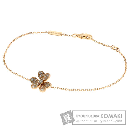 Van Cleef & Arpels ヴァンクリーフ＆アーペル フリヴォル ミニモデル ダイヤモンド ブレスレット K18PG レディース 中古