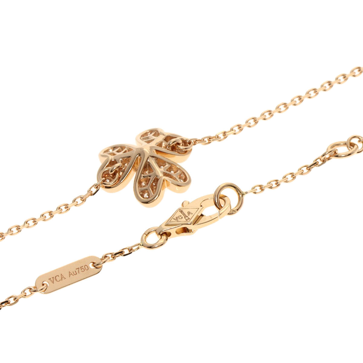 Van Cleef & Arpels ヴァンクリーフ＆アーペル フリヴォル ミニモデル ダイヤモンド ブレスレット K18PG レディース 中古