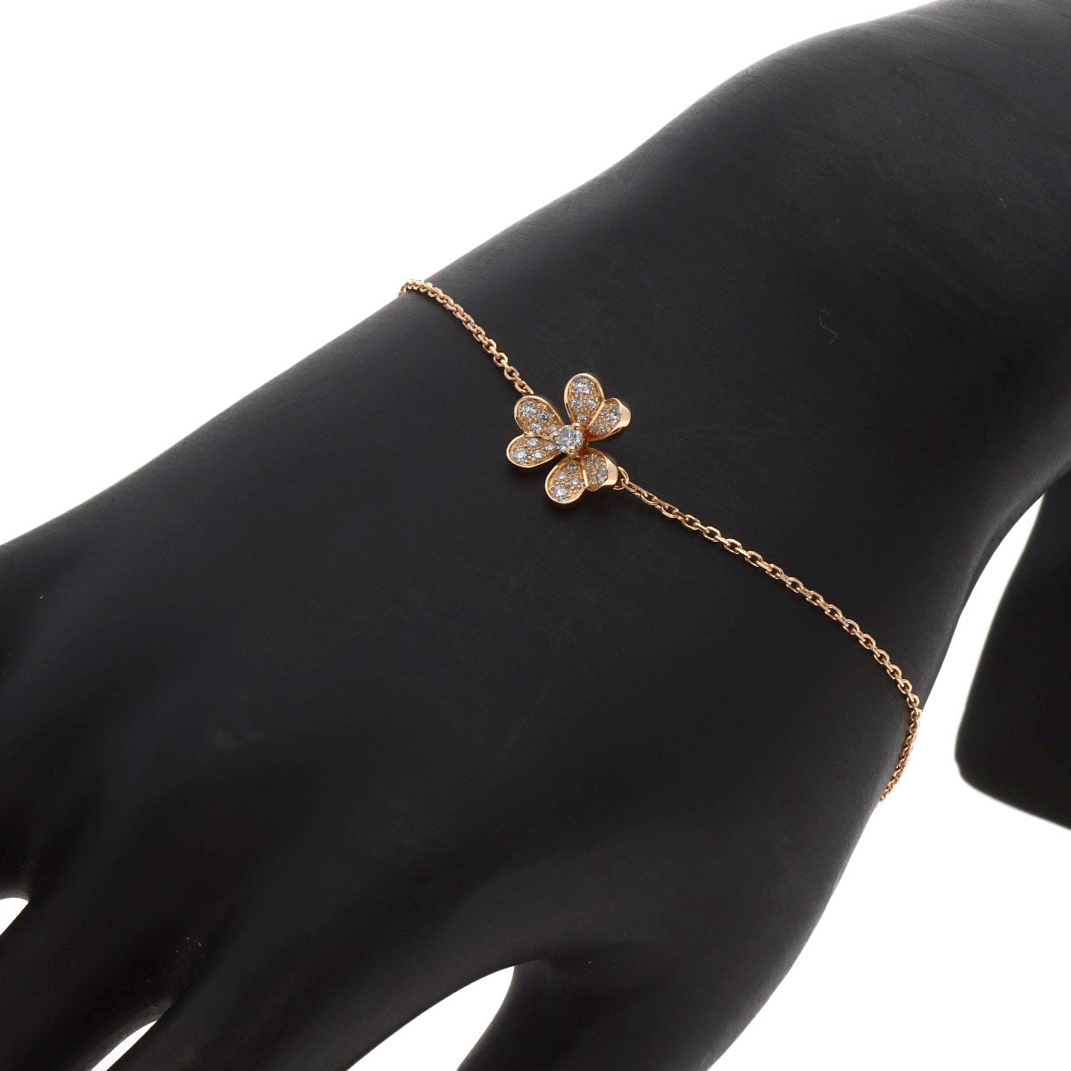 Van Cleef & Arpels ヴァンクリーフ＆アーペル フリヴォル ミニモデル ダイヤモンド ブレスレット K18PG レディース 中古