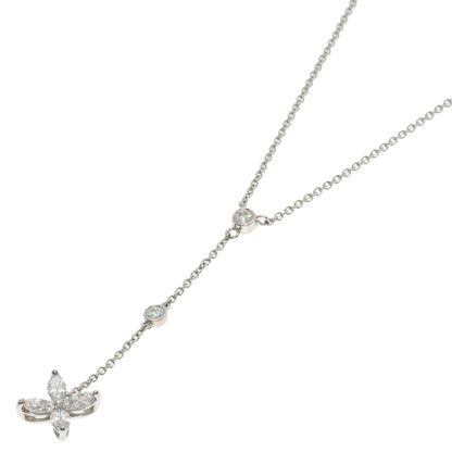 TIFFANY&Co. ティファニー ビクトリア ダイヤモンド ネックレス PT950 レディース 中古