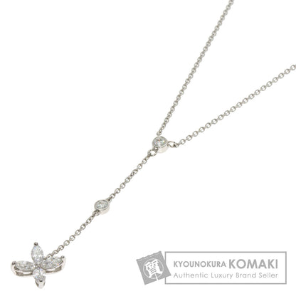 TIFFANY&Co. ティファニー ビクトリア ダイヤモンド ネックレス PT950 レディース 中古