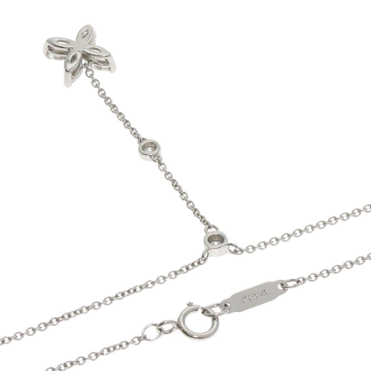 TIFFANY&Co. ティファニー ビクトリア ダイヤモンド ネックレス PT950 レディース 中古