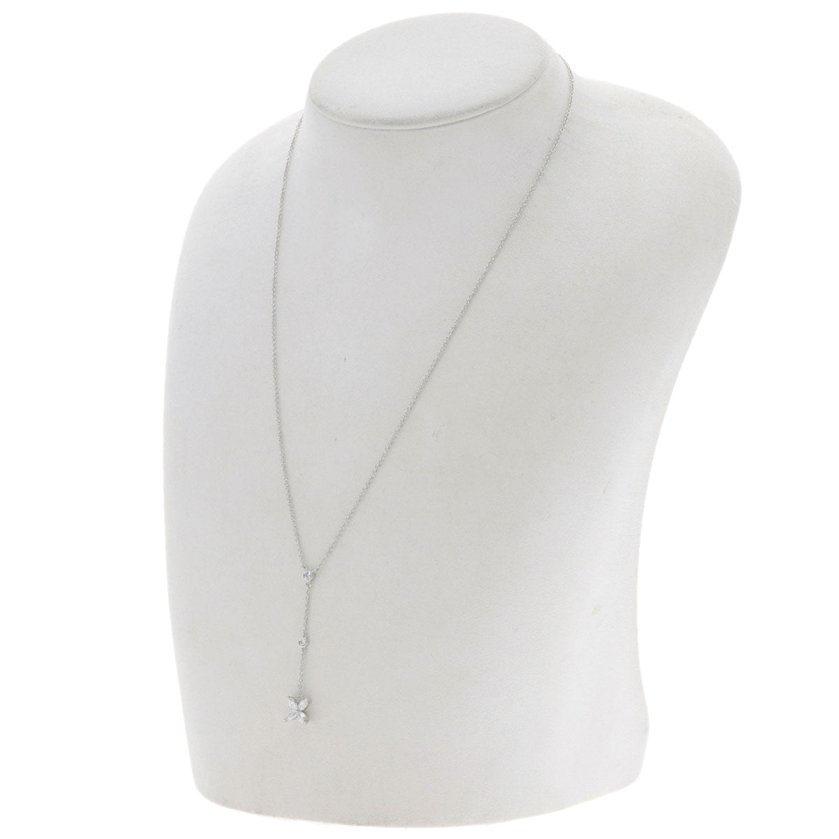 TIFFANY&Co. ティファニー ビクトリア ダイヤモンド ネックレス PT950 レディース 中古