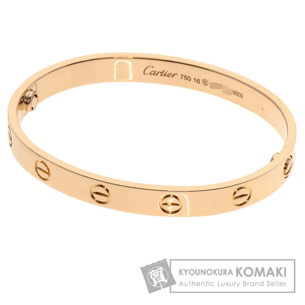 カルティエ ラブブレス ドライバー無し #16 ブレスレット 中古 商品画像1