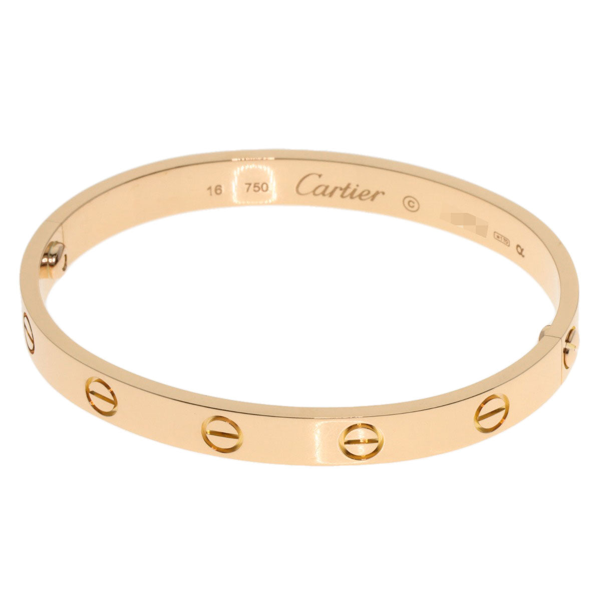 カルティエ ラブブレス #16 ブレスレット 中古 商品画像2