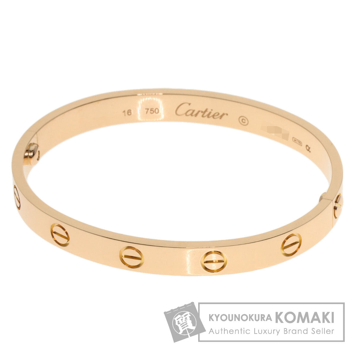 カルティエ ラブブレス #16 ブレスレット 中古 商品画像1