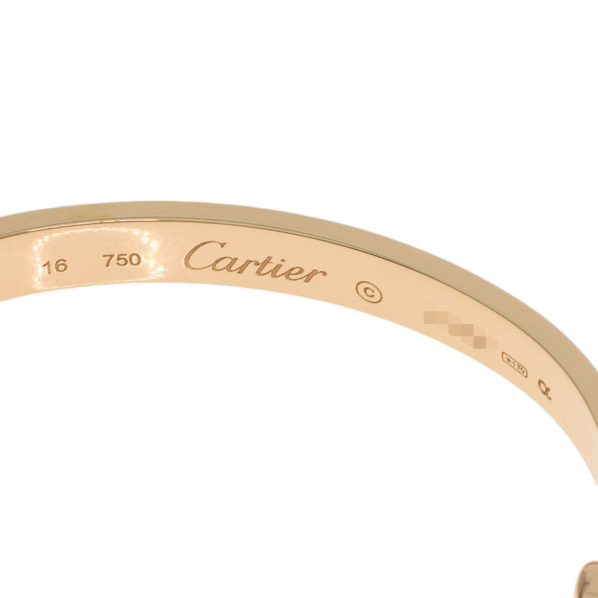 カルティエ ラブブレス #16 ブレスレット 中古 商品画像5