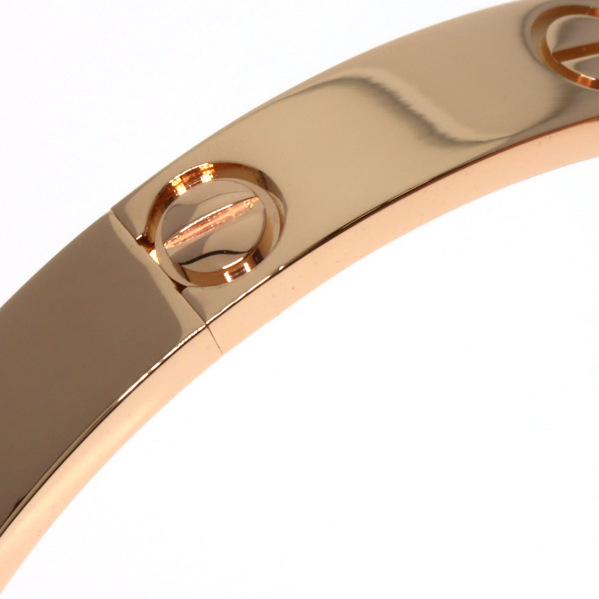 CARTIER カルティエ ラブブレス #17 ブレスレット K18PG レディース 中古