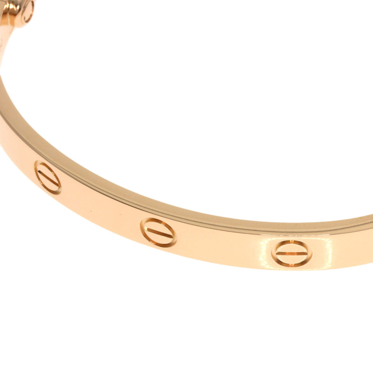 CARTIER カルティエ ラブブレス #17 ブレスレット K18PG レディース 中古