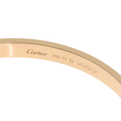 CARTIER カルティエ ラブブレス #17 ブレスレット K18PG レディース 中古