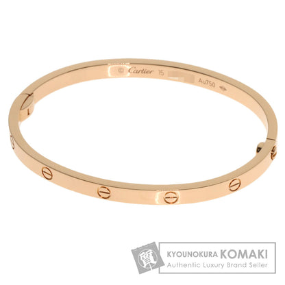 CARTIER カルティエ ラブブレス SM #15 ブレスレット K18PG レディース 中古
