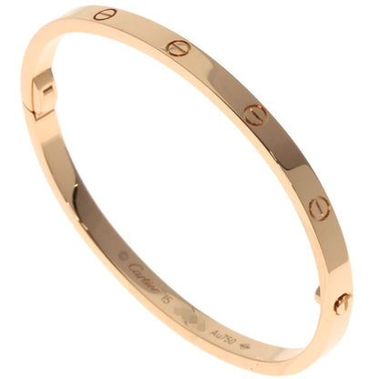 CARTIER カルティエ ラブブレス SM #15 ブレスレット K18PG レディース 中古