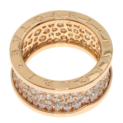 BVLGARI ブルガリ B-zero1 ビーゼロワン フル パヴェダイヤモンド #54 リング・指輪 K18PG レディース 中古