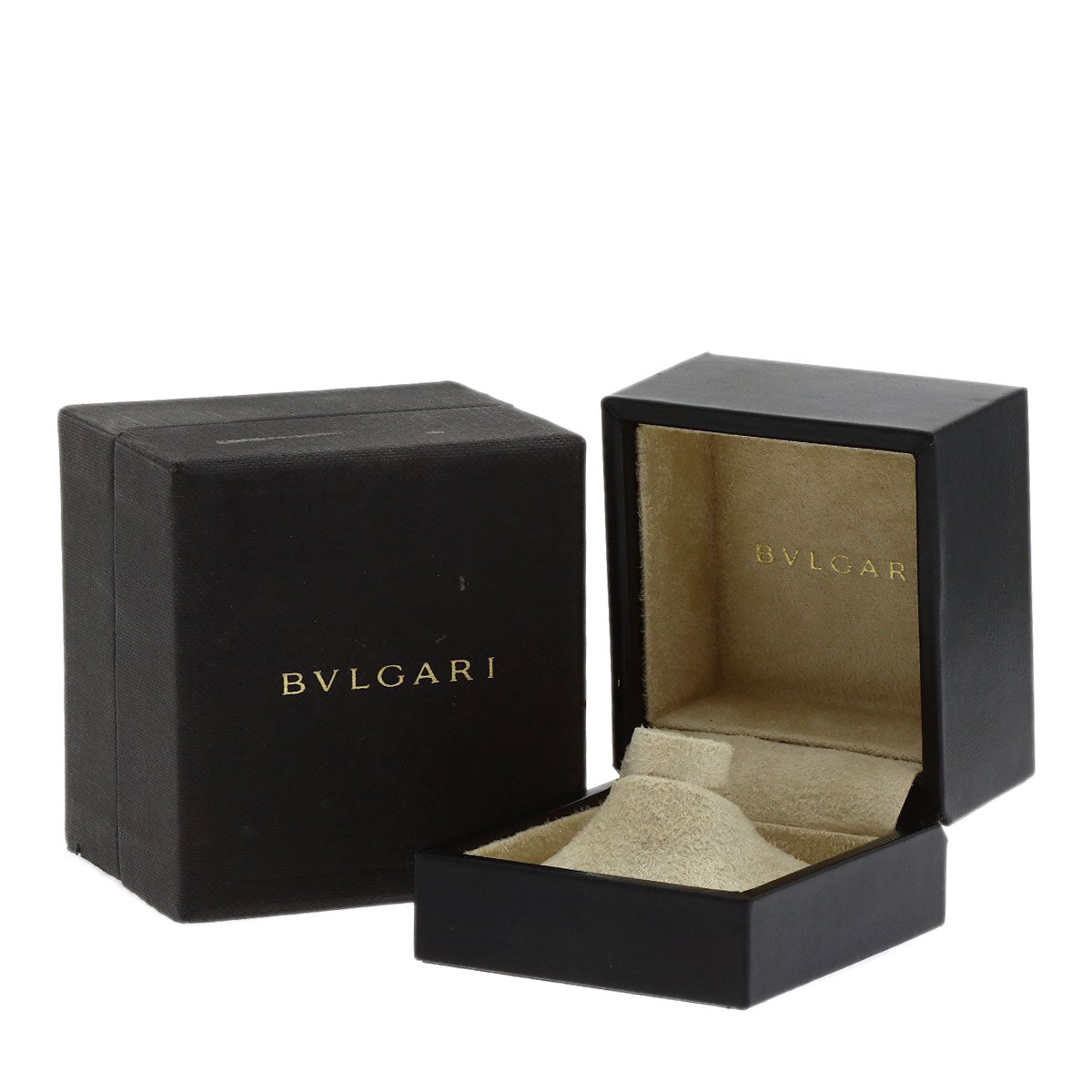 BVLGARI ブルガリ B-zero1 ビーゼロワン フル パヴェダイヤモンド #54 リング・指輪 K18PG レディース 中古