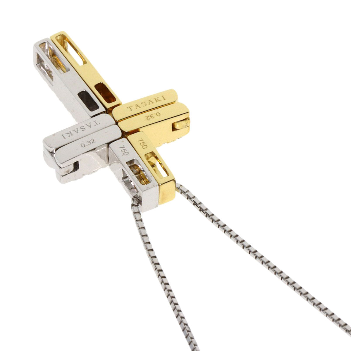 タサキ ダイヤモンド コンビ 3WAY ネックレス 中古 商品画像3